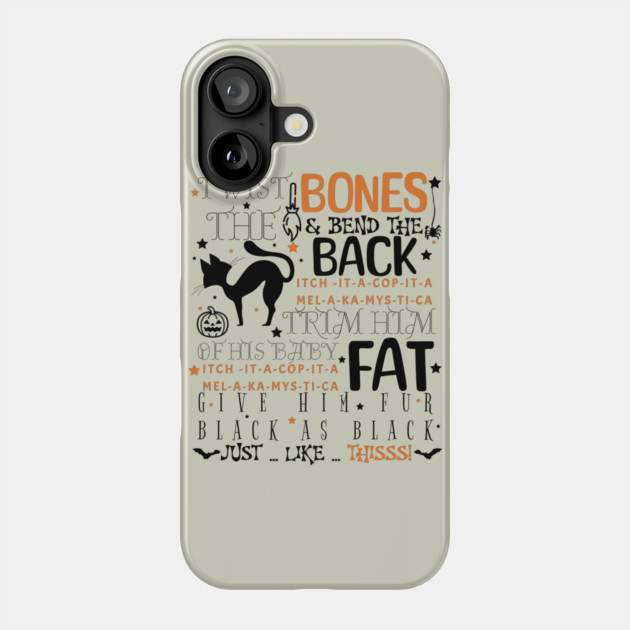 Hocus Pocus Curse Phone Case by casualteesinc