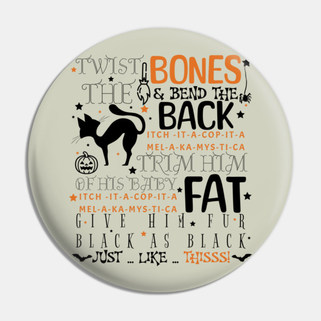 Hocus Pocus Curse Pin by casualteesinc