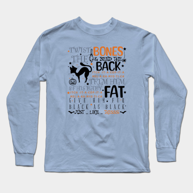 Hocus Pocus Curse Long Sleeve T-Shirt by casualteesinc