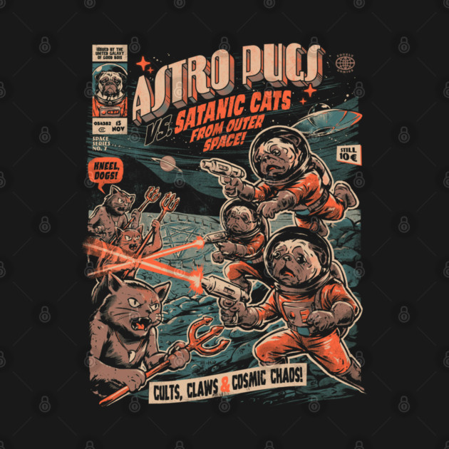 Astro Pugs by eduely