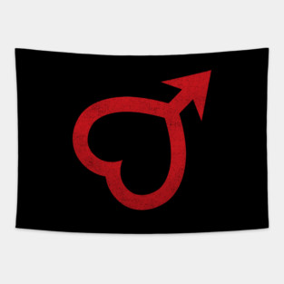 Sailor Mars Symbol Tapestry