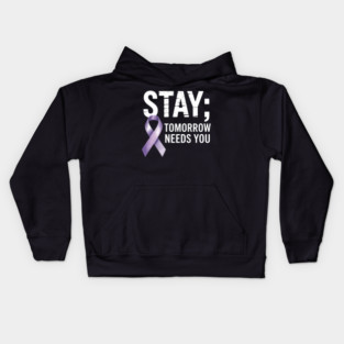 Semicolon Suicide Prevention Cute Kids Hoodie