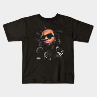Pop Smoke Portrait Kids T-Shirt