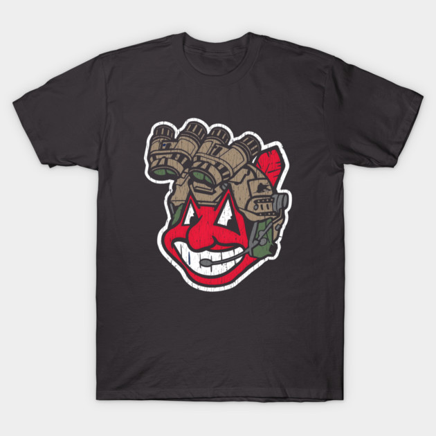 Cle Indians Retro T-Shirt by ducklingbutter