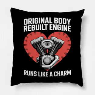 Open Heart Surgery Recovery Survivor Gift Men Women Pillow