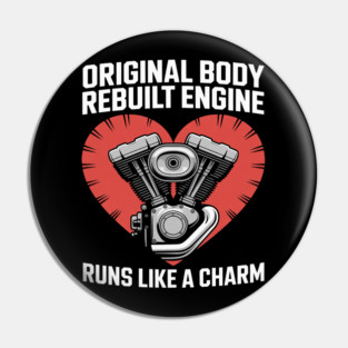 Open Heart Surgery Recovery Survivor Gift Men Women Pin