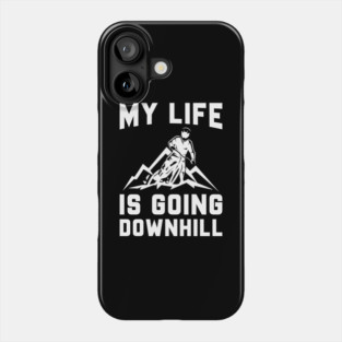Downhill Mountain Biking Phone Case