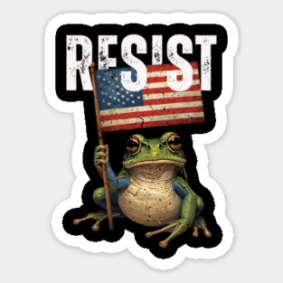 Portland-Frog-Protest Sticker