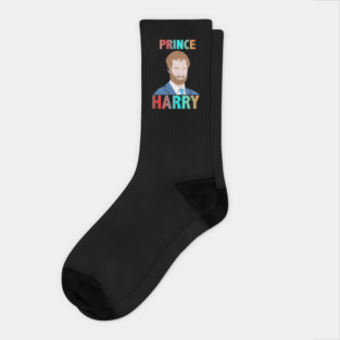 Prince Harry illustration Socks