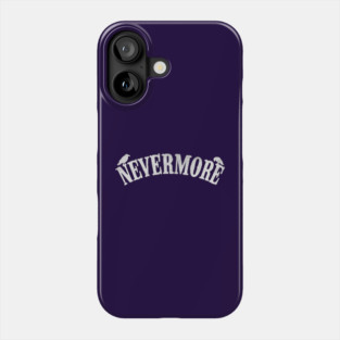 Nevermore Academy Vintage Logo T‑Shirt – Wednesday Addams Fan Merch Phone Case
