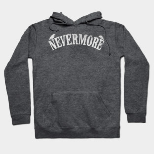 Nevermore Academy Vintage Logo T‑Shirt – Wednesday Addams Fan Merch Hoodie