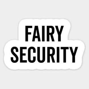 Fairy Security Sticker