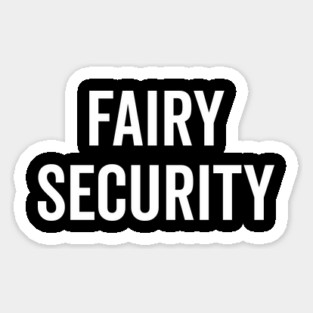 Fairy Security Sticker