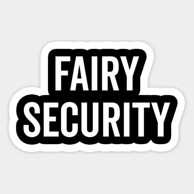 Fairy Security Sticker by Frank Ring