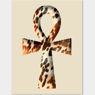 Cowhide Ankh Posters and Art