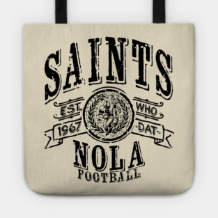 Saints Vintage Football Tote