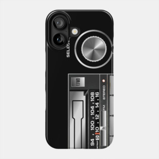 Retro Car Stereo Cassette Player Phone Case
