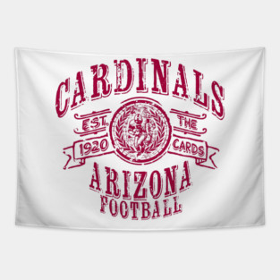 Cardinals Vintage Football Tapestry