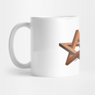 Optical Illusion Star Mug
