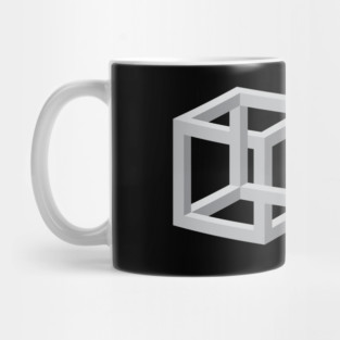 Optical Illusion Cube Mug