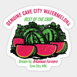 Cave City Watermelons Sticker