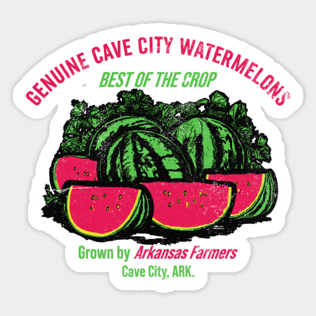 Cave City Watermelons Sticker by rt-shirts