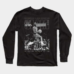 Michael Jordan Slam Magazine Long Sleeve T-Shirt
