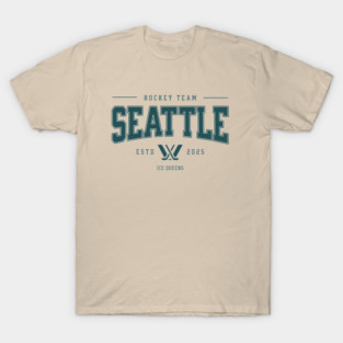 Seattle Hockey Team Retro Logo T-Shirt