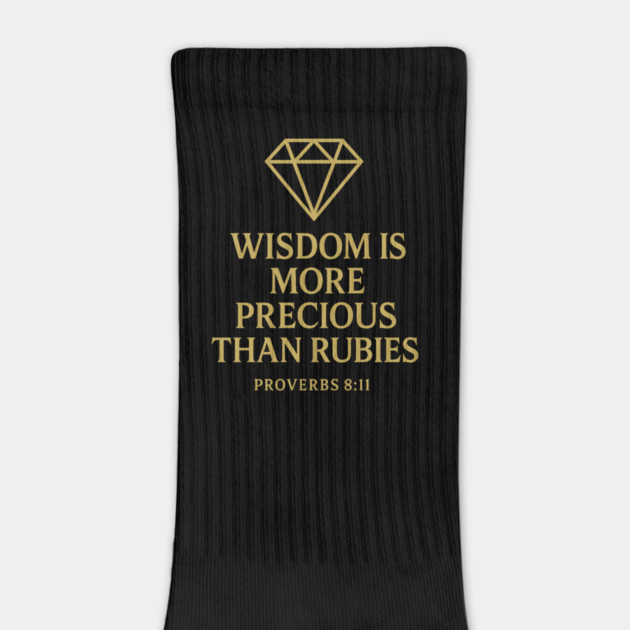 Wisdom is More Precious than Rubies – Proverbs 8:11 by Eric's Store 9