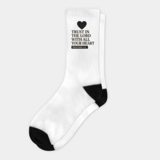 Trust in the Lord with All Your Heart – Proverbs 3:5 Socks
