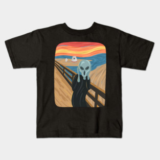 Alien head art Kids T-Shirt