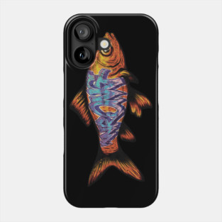 Graffiti Fish Phone Case