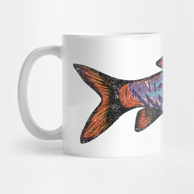 Graffiti Fish by Wrongteeshirt