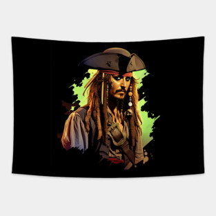 Jack Sparrow - Pirate King Tapestry
