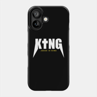 JESUS IS KING Phone Case