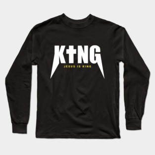JESUS IS KING Long Sleeve T-Shirt