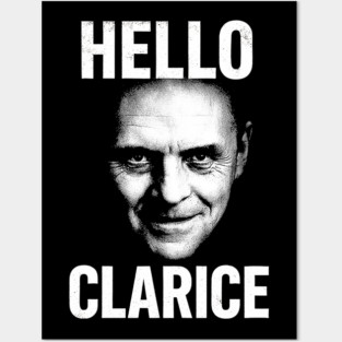 Hello Clarice Silence of the Lambs Hannibal Quote Posters and Art