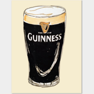 A lovely pint of stout! Posters and Art