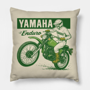 1978 Yamaha Enduro Motorcross Pillow