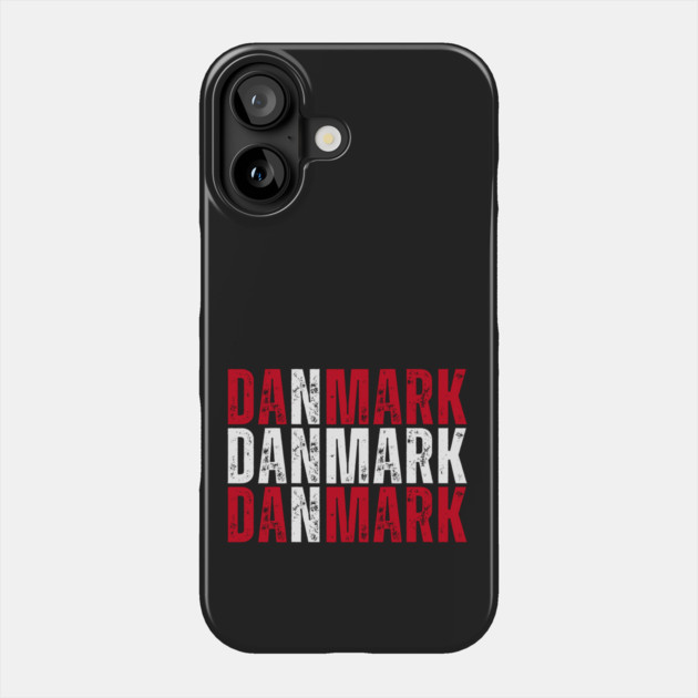 Denmark flag, danish flag Phone Case by eka123