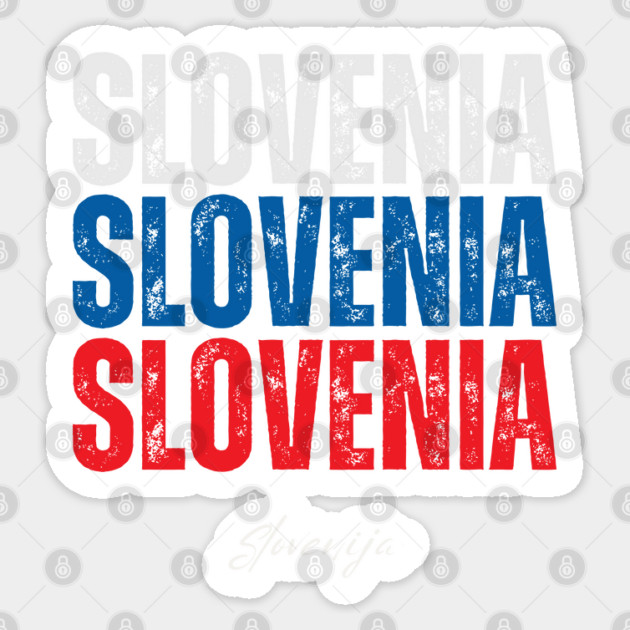 Slovenia flag, slovenian flag Sticker by eka123