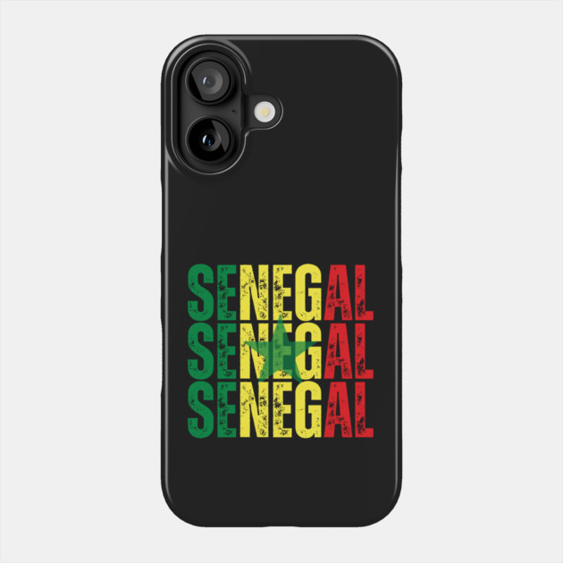 Senegal flag, senegalese flag Phone Case by eka123