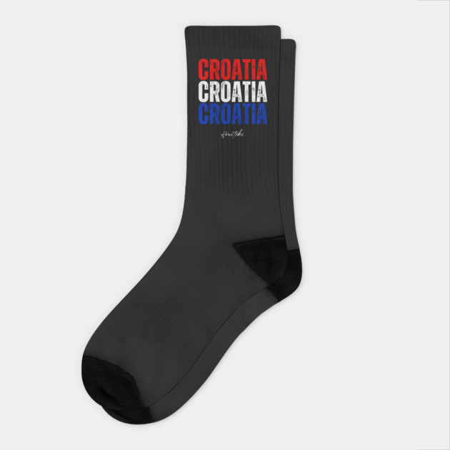 Croatia flag, croatian flag Socks by eka123