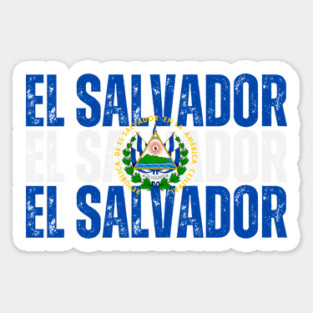 El Salvador flag, bandera salvadoreña Magnet