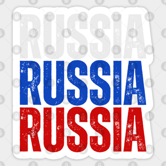 Russia flag, russian flag Sticker by eka123