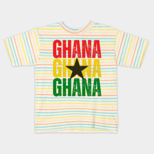 Ghana flag, ghanese flag Kids T-Shirt