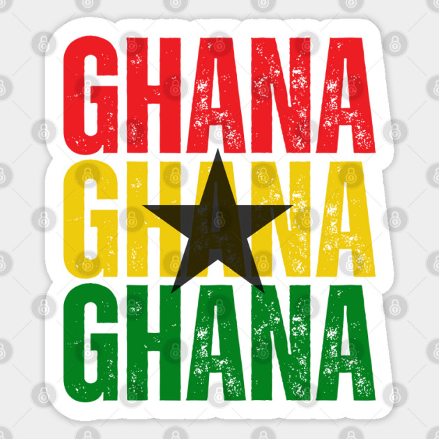 Ghana flag, ghanese flag Sticker by eka123