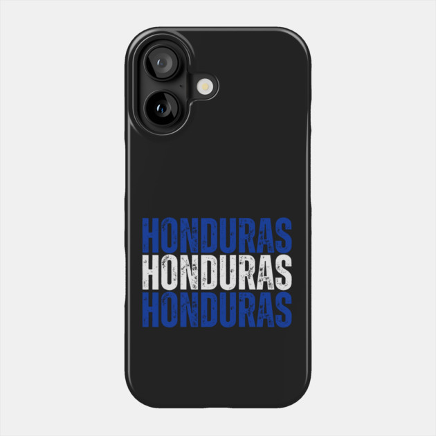Honduras flag, bandera hondureña Phone Case by eka123