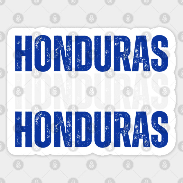 Honduras flag, bandera hondureña Sticker by eka123