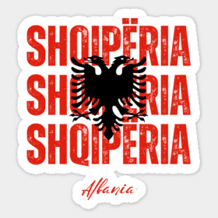 Albania flag, albanian flag Magnet